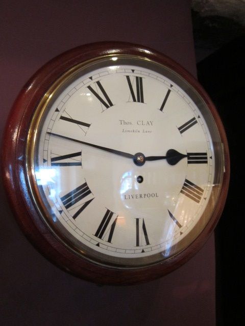 Late 19th Century Liverpool Fusee Wallclock