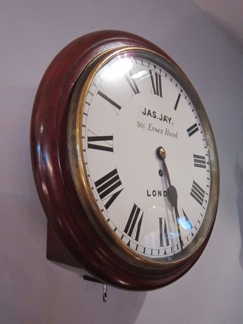 Victorian London Single Fusee Wallclock