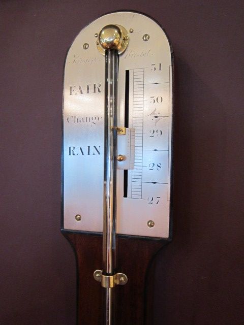 Quality Regency Mahogany Stick Barometer