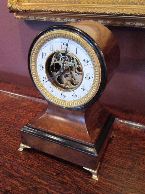 Rare Victorian Skeletonised Mantel Clock