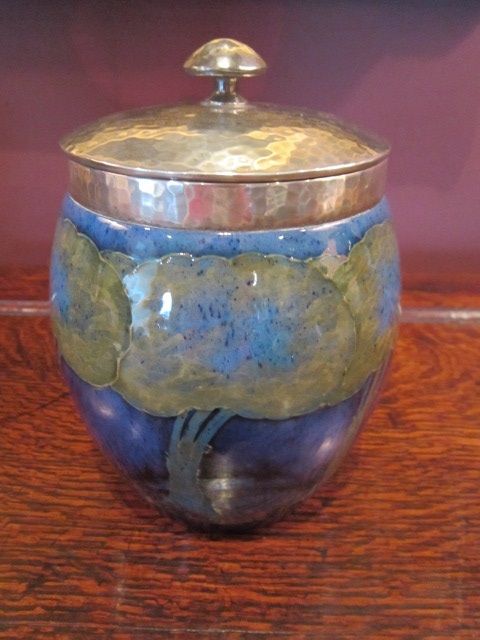 Superb Moorcroft Moonlit Blue Lidded Jar