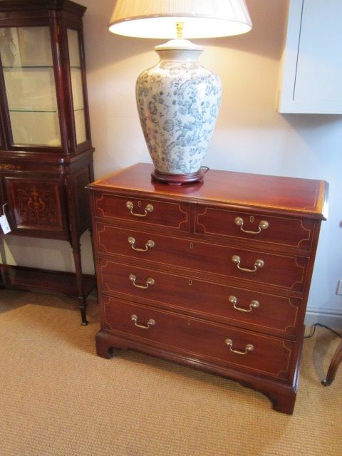 Regency Mahogany Inlaid Chest of Drawers