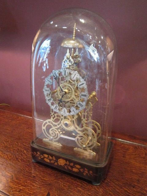 Impressive Early Victorian Fusee Skeleton Clock