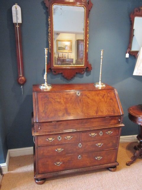 Outstanding George I Walnut Fallfront Bureau