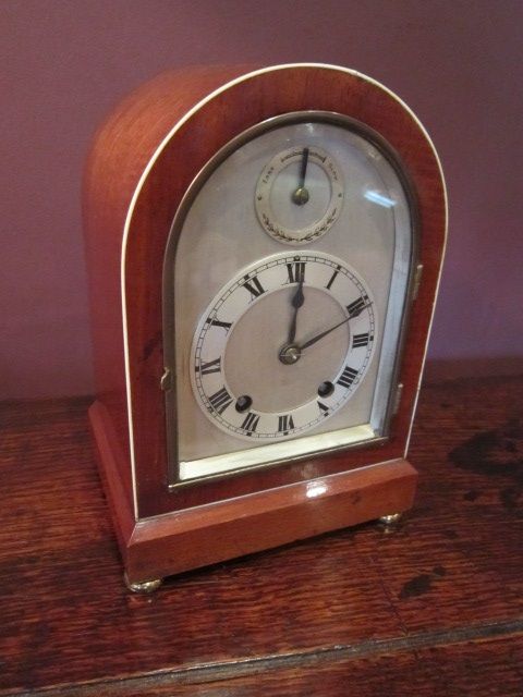 Fine Small Edwardian Striking Mantel Clock