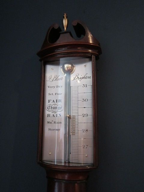 Top Quality Victorian Bow Fronted Stick Barometer