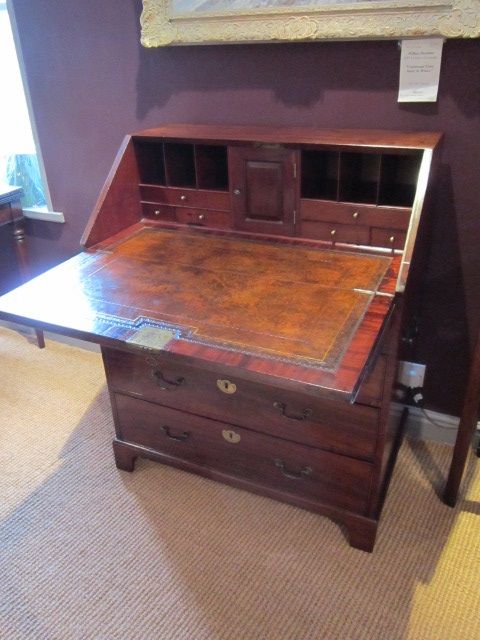 Small George II Period Mahogany Bureau