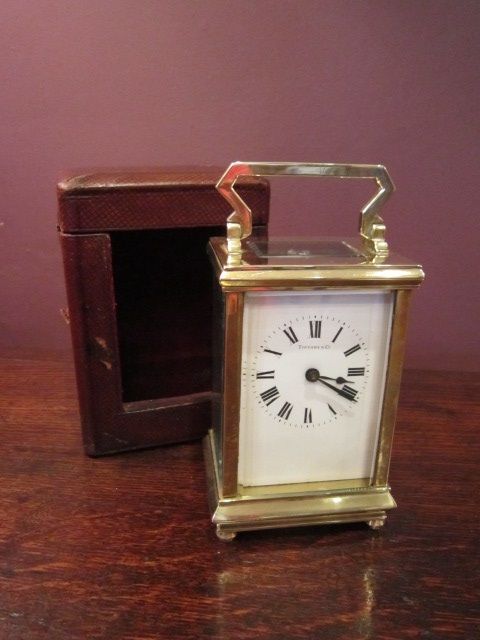 Quality Victorian Tiffany Cased Carriage Clock