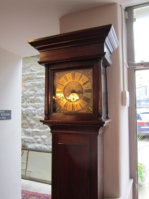 George II Oak Cottage Longcase Clock