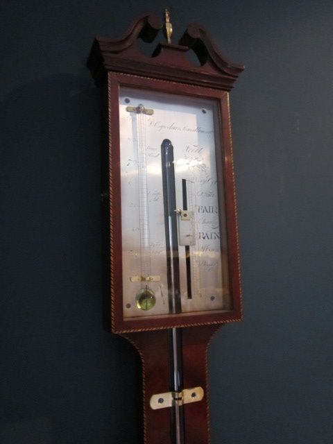 Fine George III Inlaid London Stick Barometer