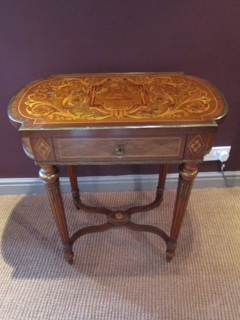 Top Quality Empire Style Inlaid Work Table