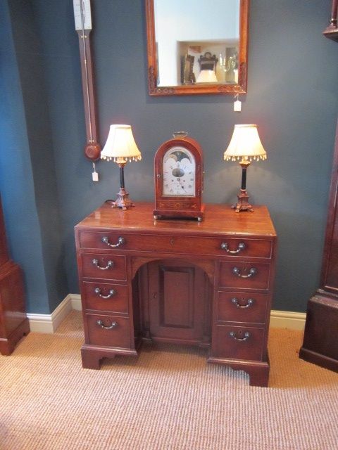 Fine George II Mahogany Kneehole Desk