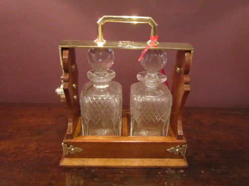 Top Quality Victorian Two Bottle Tantalus