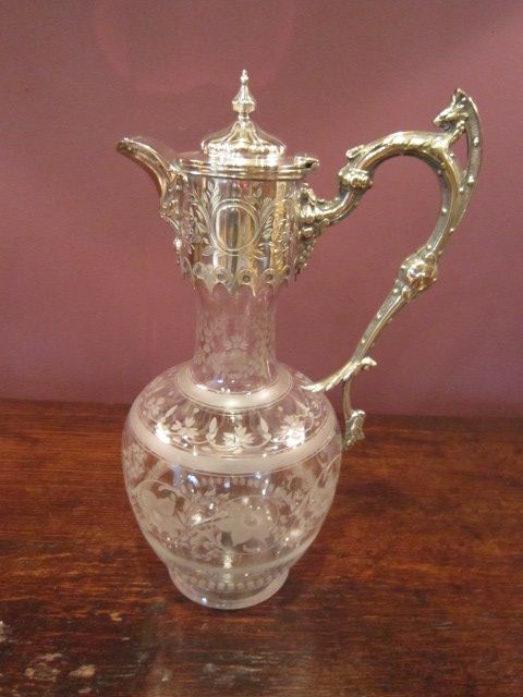 Quality Late Victorian Plated Claret Jug