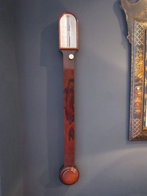 William IV Rosewood London Stick Barometer