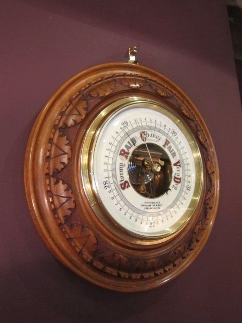 Victorian Walnut London Barometer
