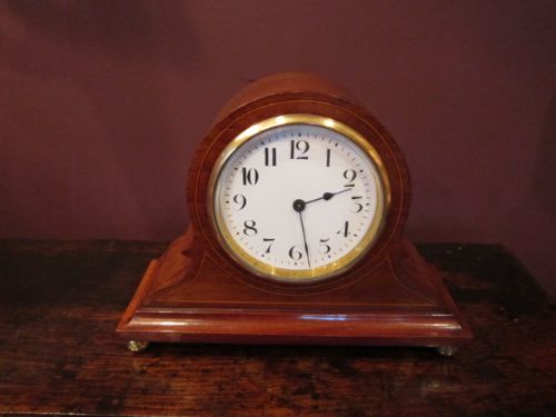 Small Edwardian Napoleon Hat Mantel Clock