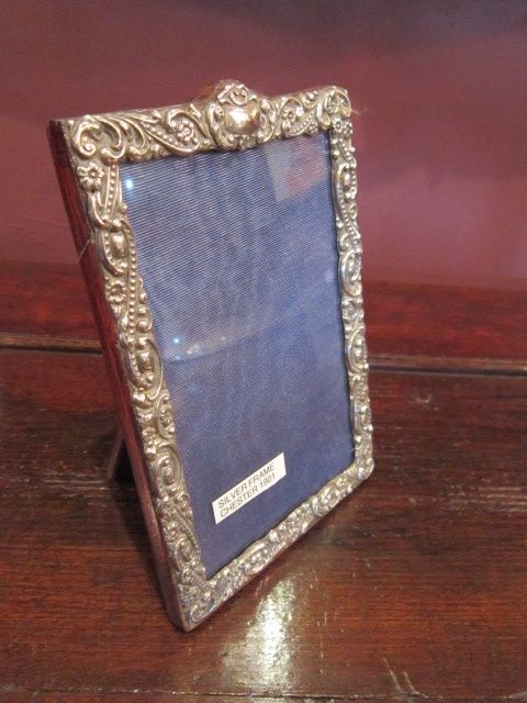 Decorative Edwardian Silver Photo Frame