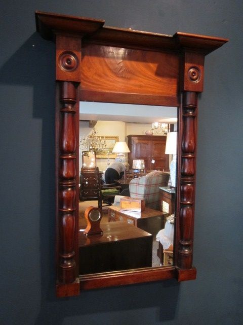 Regency Flame Mahogany Wall Mirror