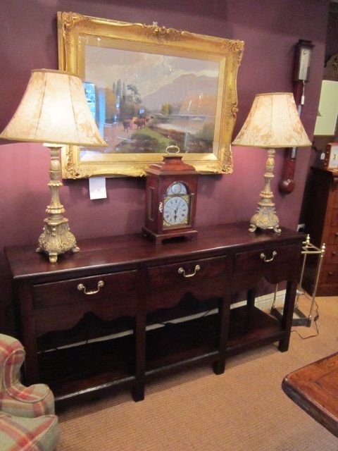 Small George II Open Potboard Dresser Base