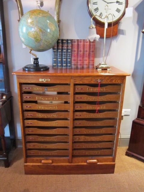 Quality Edwardian Double Filing Cabinet