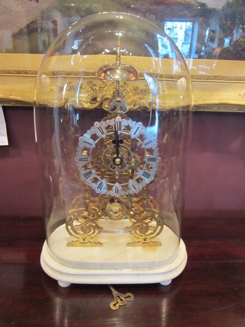 Superb Early Victorian Fusee Skeleton Clock