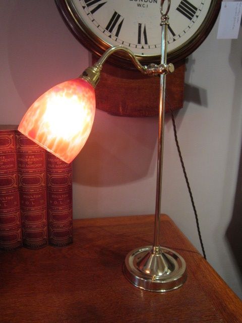 Edwardian Rise & Fall Desk/table Lamp