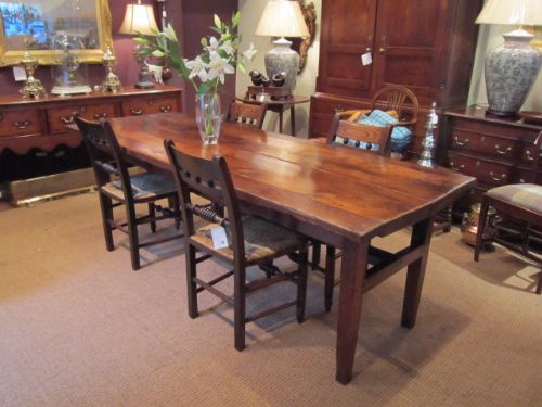 Superb George III Ash & Oak Farmhouse Table