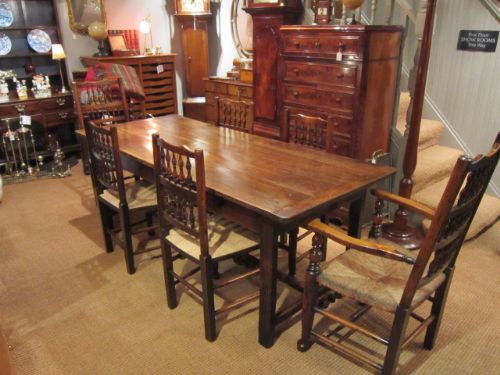 Late Georgian Oak English Farmhouse Table