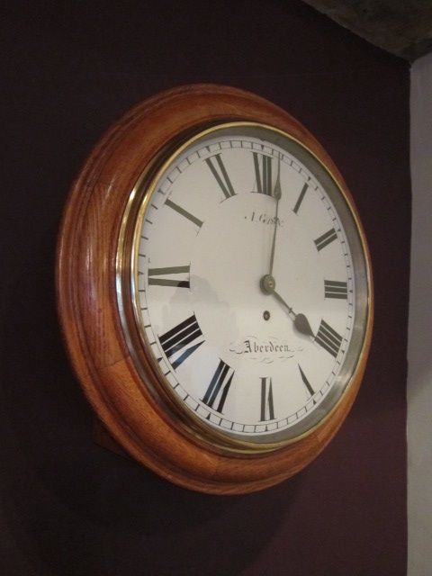 Quality Victorian Single Fusee Wall Clock
