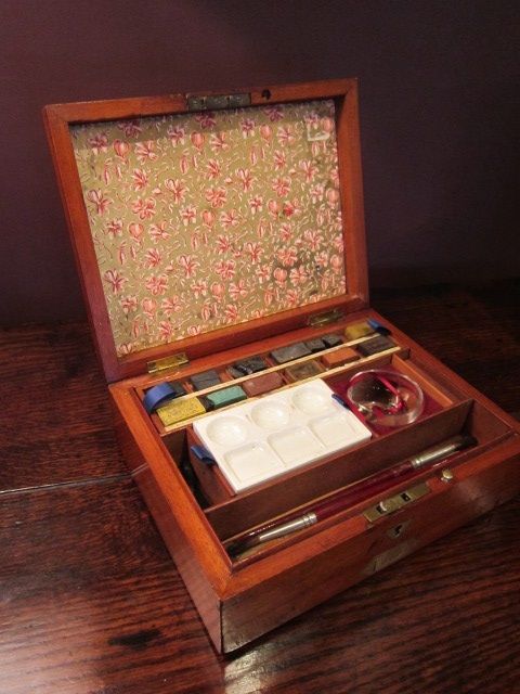Quality Victorian Mahogany Artist's Box