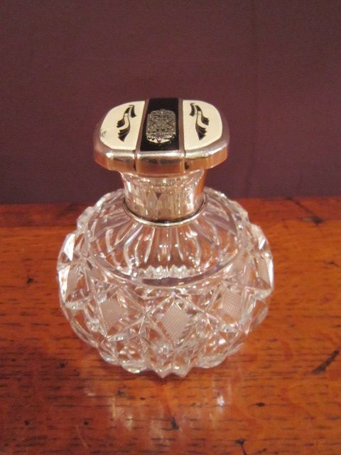 Superb Art Deco Silver & Marcasite Scent Bottle