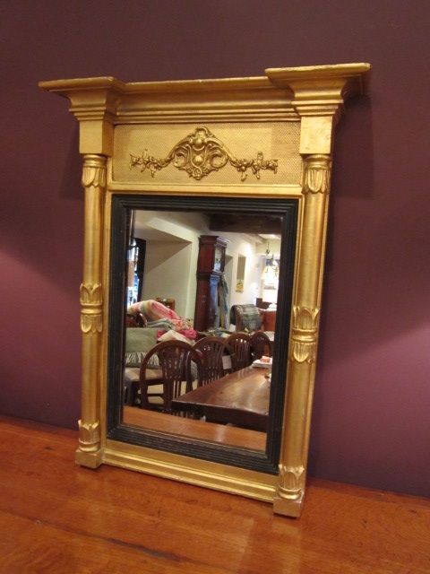 Regency Timber & Plaster Gilt Wall Mirror