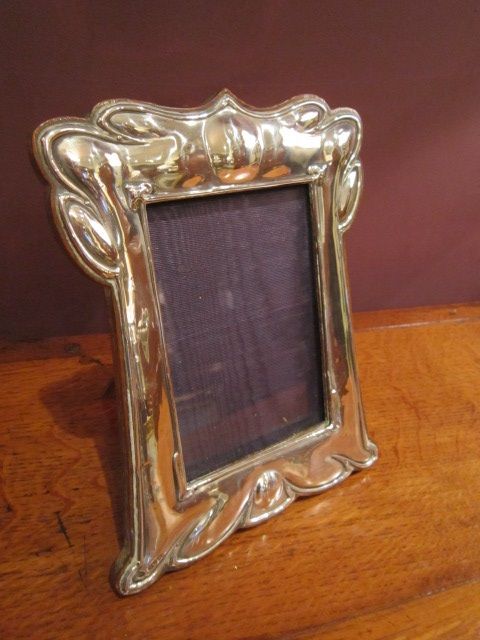 Art Nouveau Silver Photo Frame