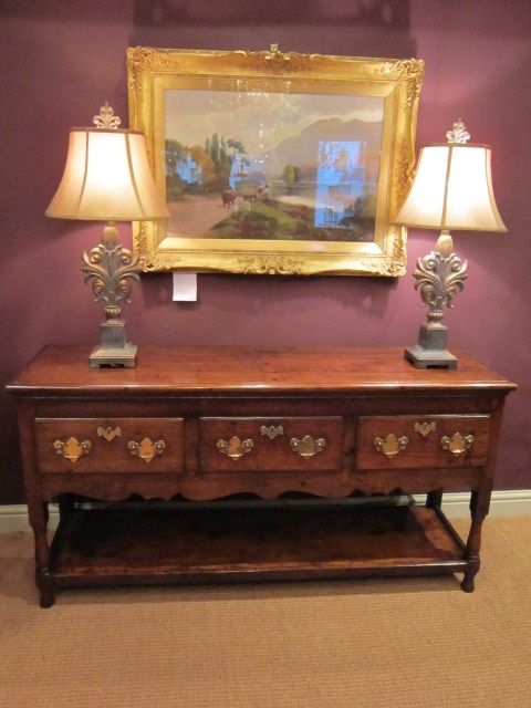 Small George III Open Potboard Dresser