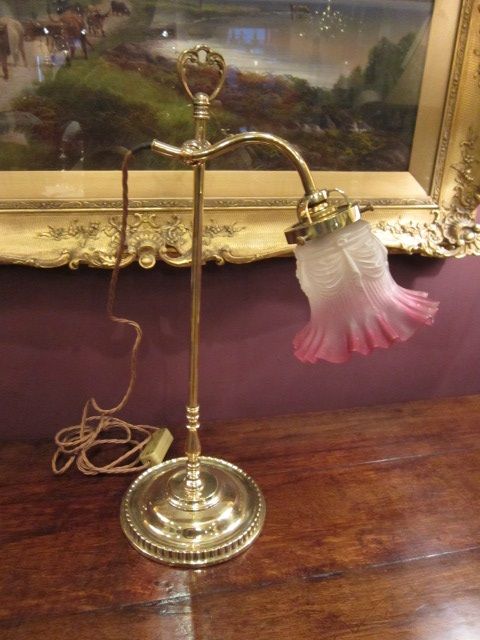 Edwardian Rise & Fall Adjustable Lamp