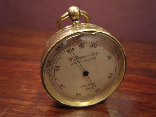 Quality Victorian London Pocket Barometer