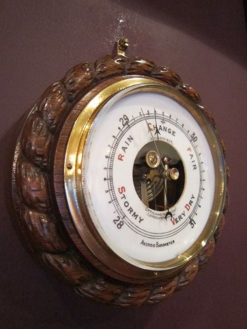 Quality Victorian London Skeletonised Barometer