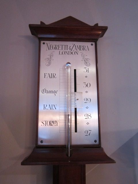 Victorian Negretti & Zambra Stick Barometer