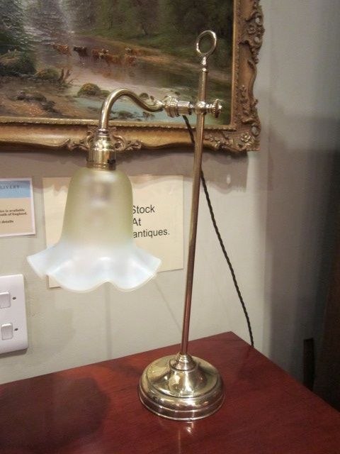 Quality Edwardian Rise & Fall Lamp