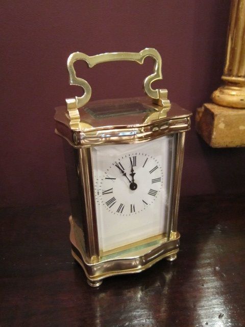 Quality Edwardian Serpentine Carriage Clock