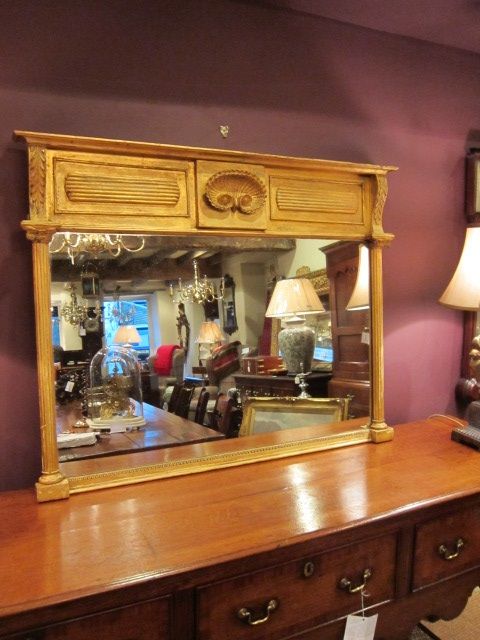 Impressive Regency Timber Gilt Overmantel Mirror