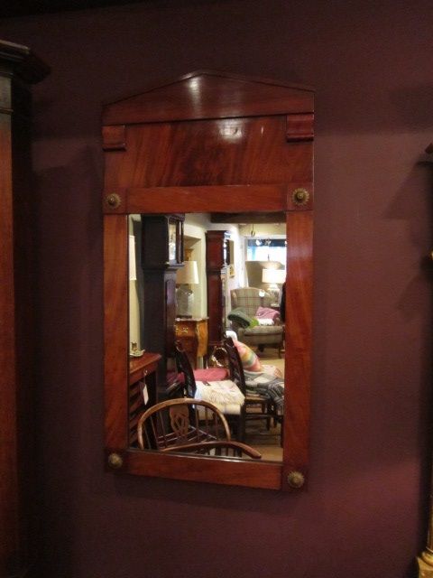 Fine Regency Empire Style Wall Mirror