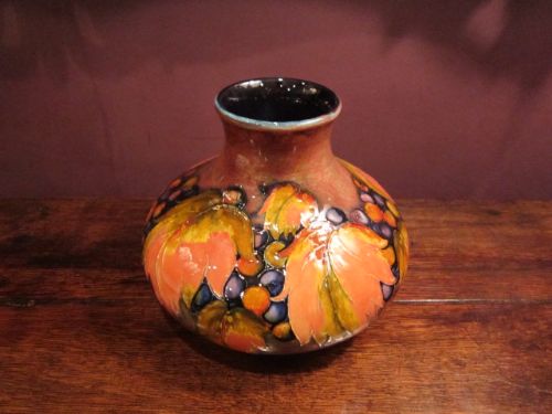Moorcroft Flambe Autumn Berries Vase