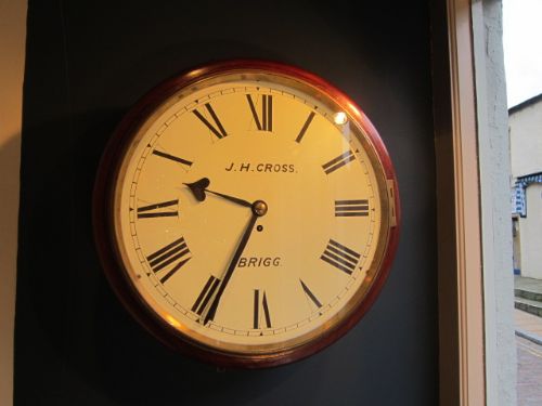 Superb Large Victorian 16" Fusee Wall Clock