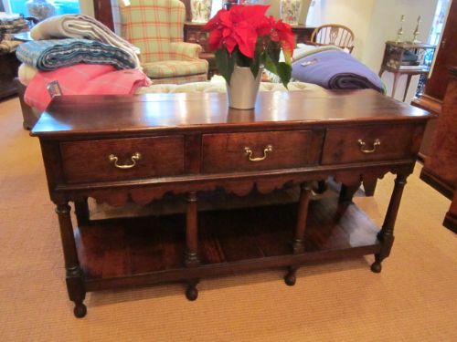George II Open Pot Board Dresser Base