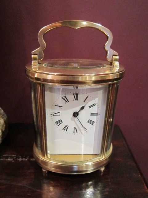 Fine Edwardian Oval Shaped Carriage Clock