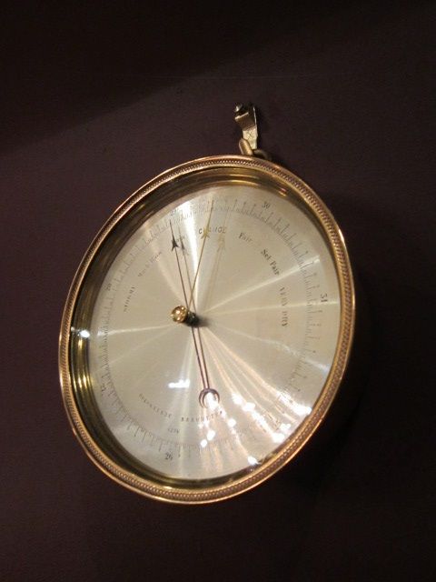 Quality Victorian Bronze Marine Barometer