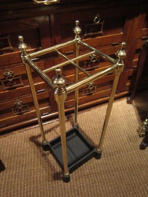 Quality Victorian Brass Stick/umbrella Stand