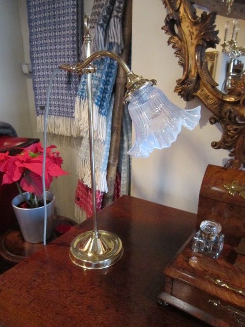 Edwardian Rise & Fall Desk/table Lamp